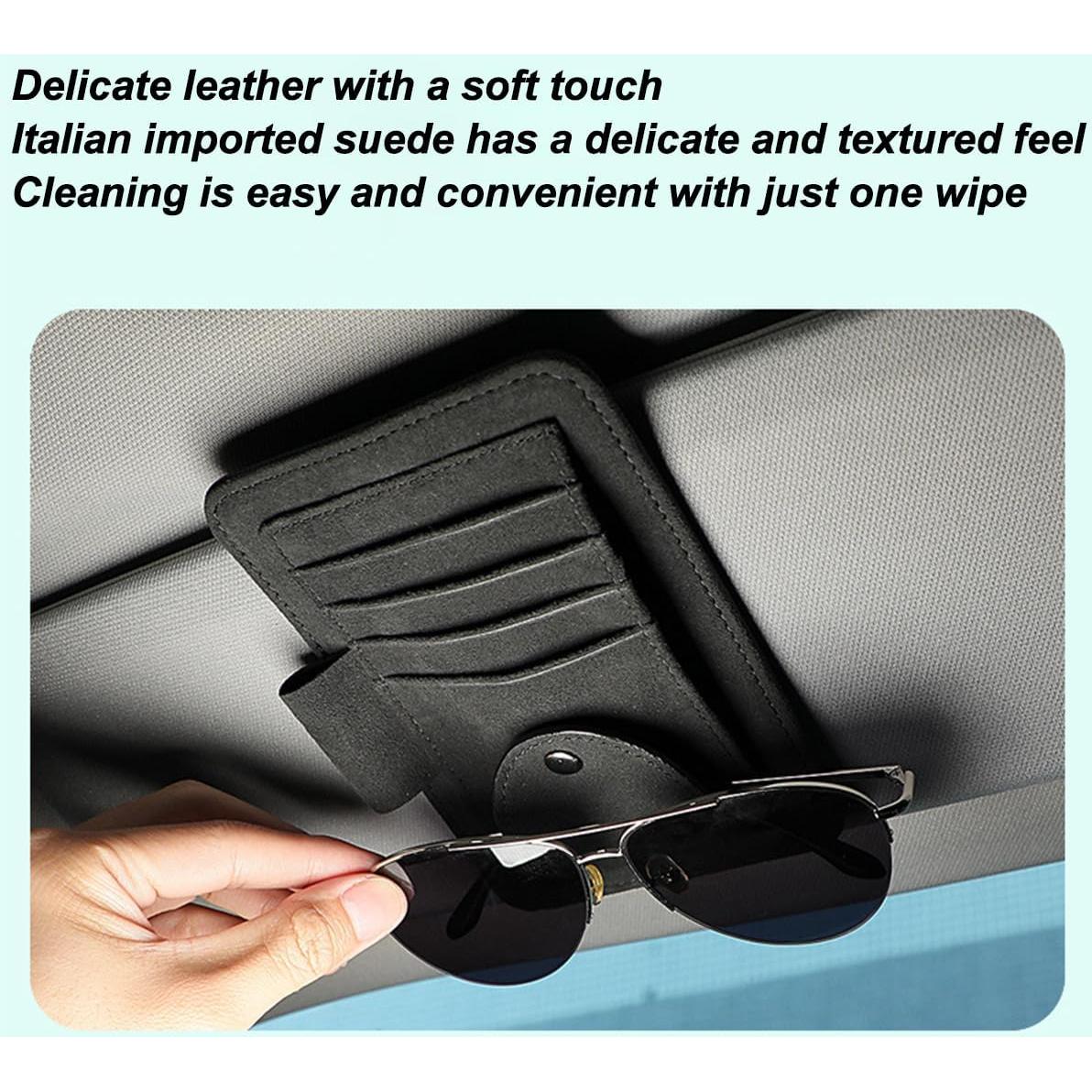 Organizador de Visera de Coche Mandark Verde, Almacenamiento Multifuncional