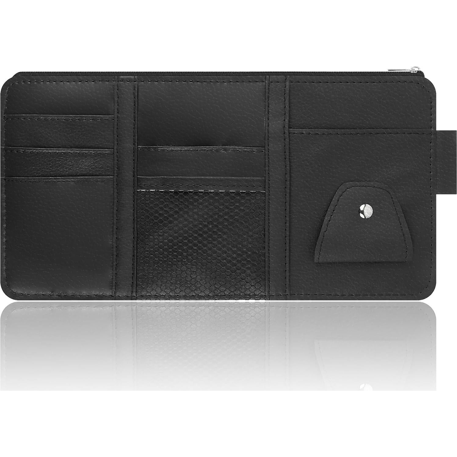 Organizador de Visera de Coche YGDMD Negro 29.5x15 cm