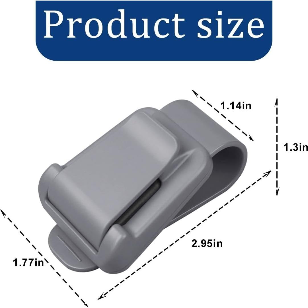 Soporte de Gafas HZEL para Visera de Coche Gris Universal