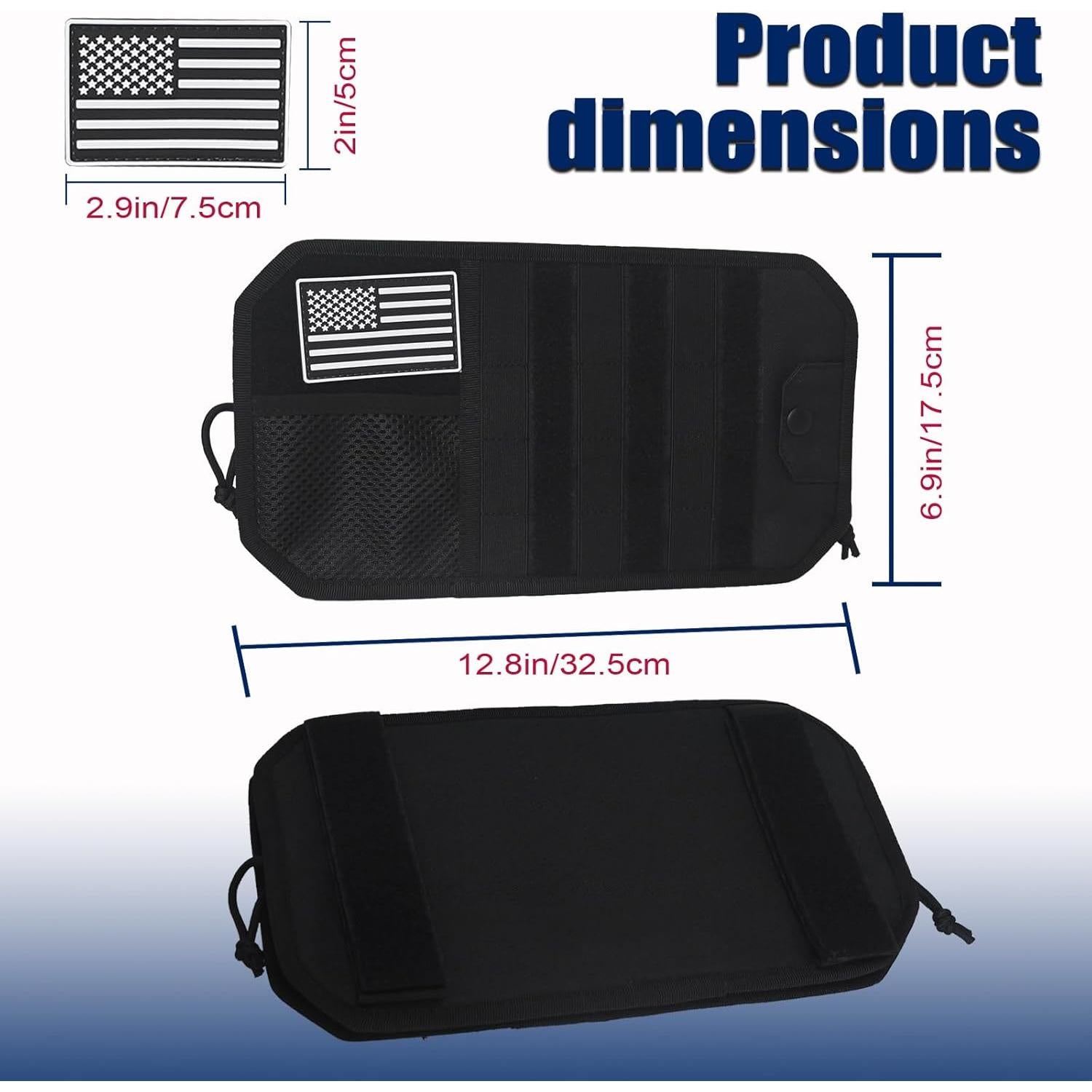 Organizador de Visera Solar Musepoint - Ajuste Universal 32.5x17.5cm