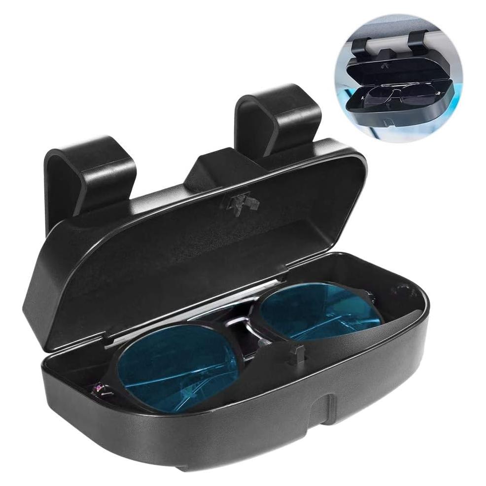 Soporte para Gafas de Sol de Visera de Coche Número Uno - Negro