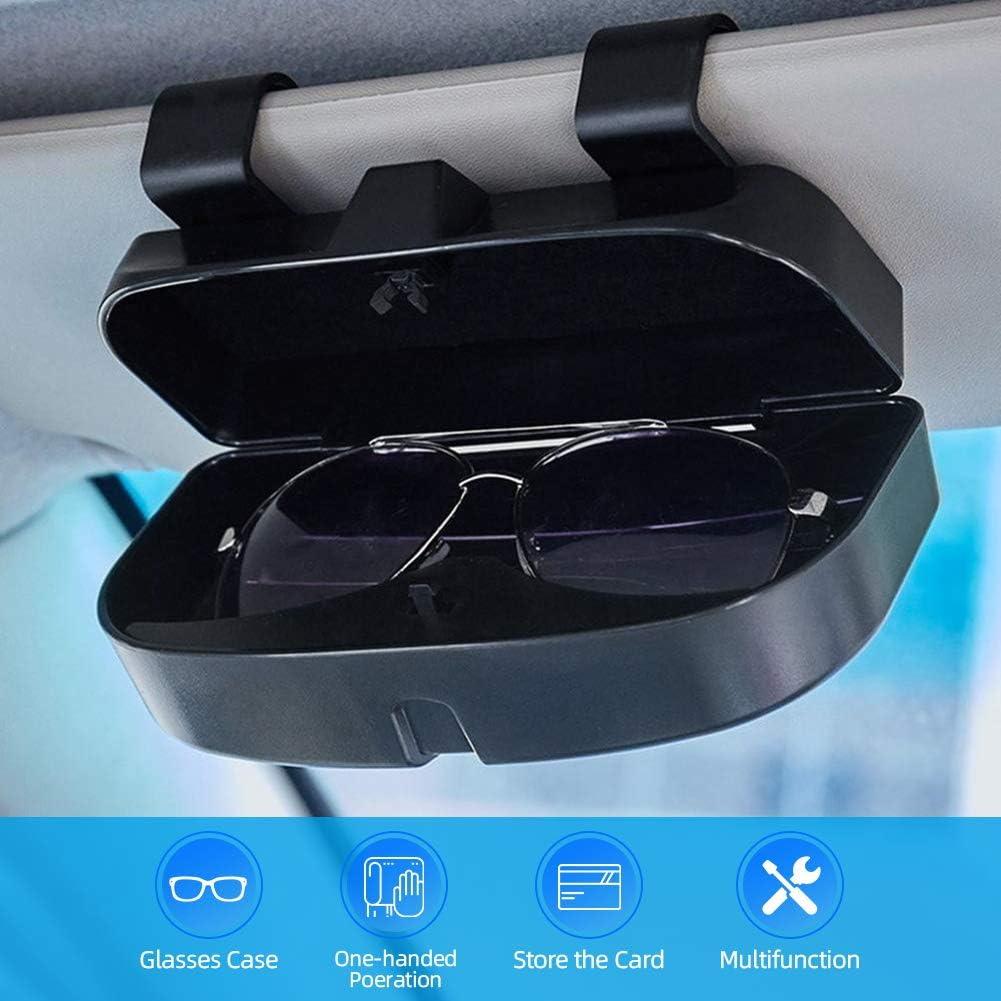 Soporte para Gafas de Sol de Visera de Coche Número Uno - Negro