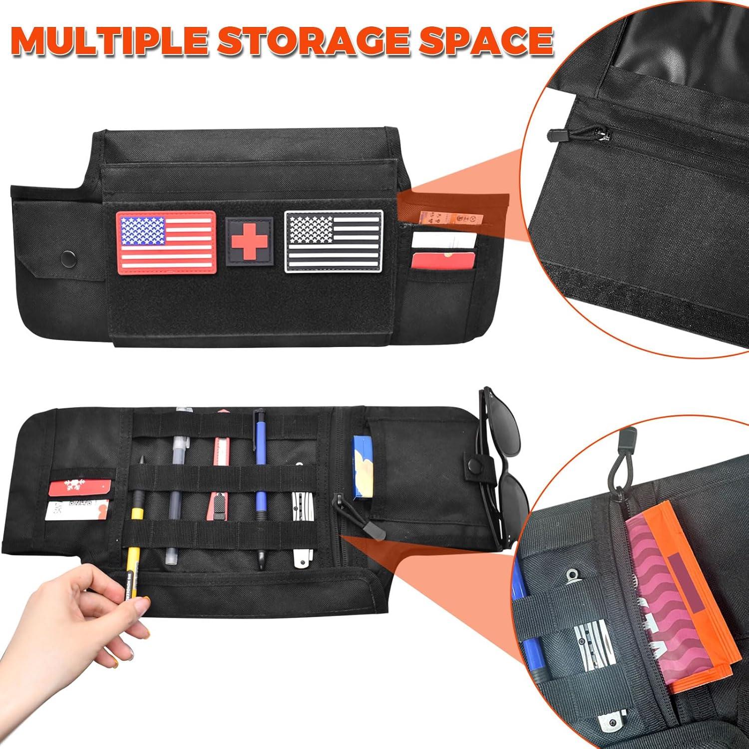 Organizador de Visera Solar Jeep Wrangler JL & Gladiator JT 2018-2025