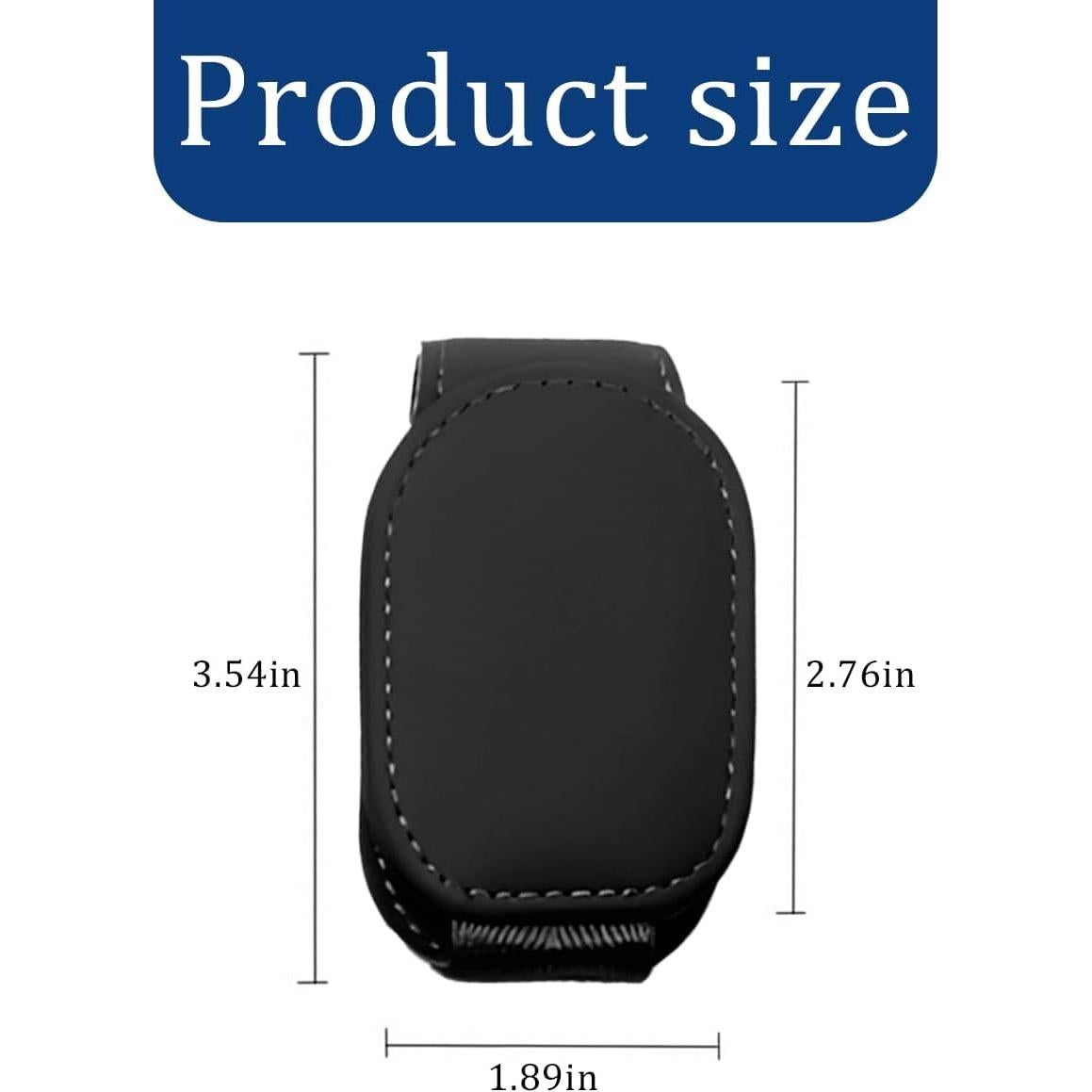 Soporte para Gafas de Sol Auto KHGUZ Magnético Negro