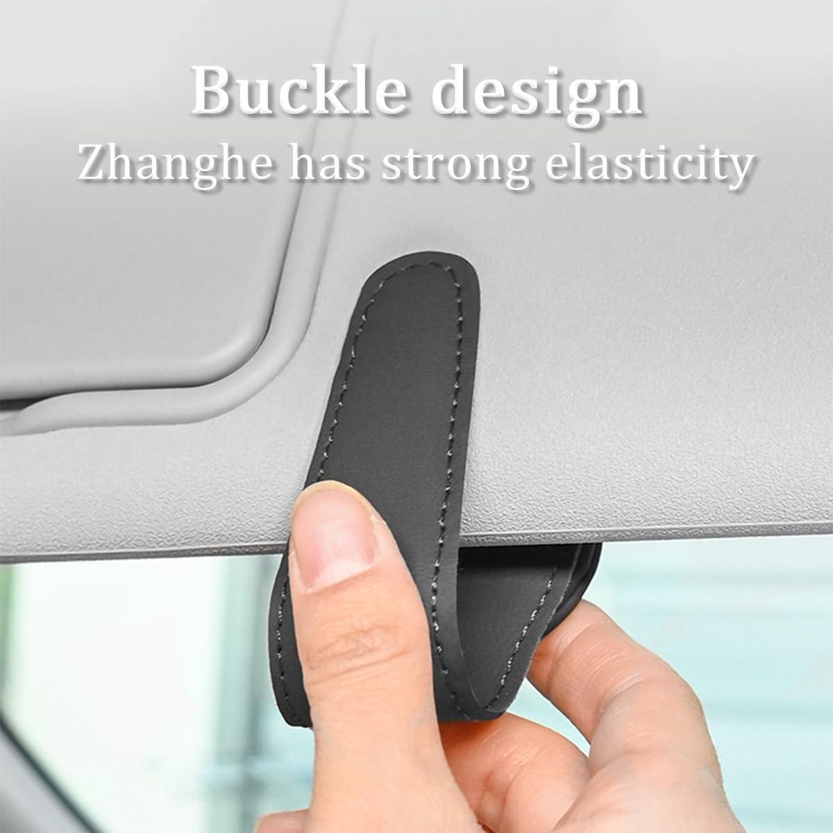 Soporte para Gafas de Sol Auto KHGUZ Magnético Negro