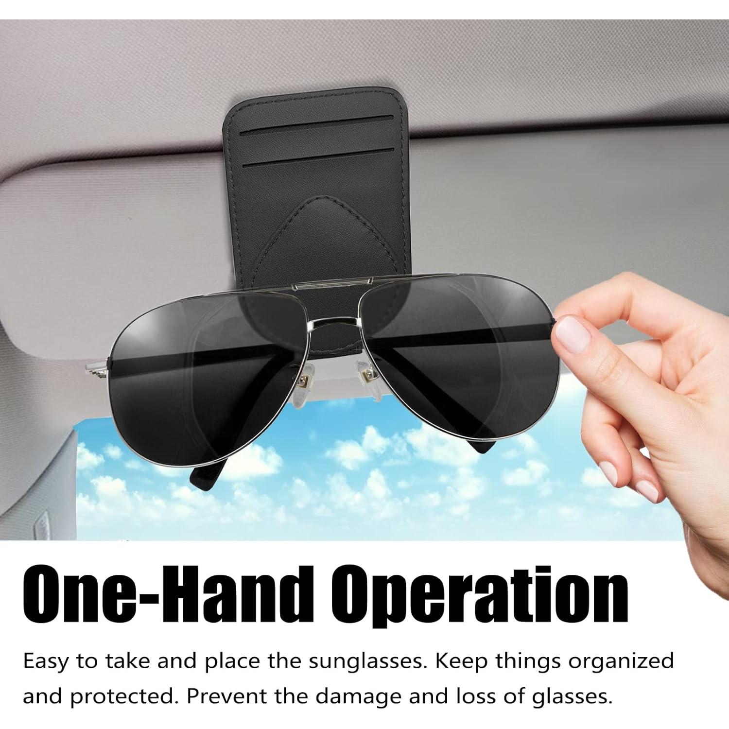 Soporte para Gafas y Tarjetero Magnético Herrontown Negro