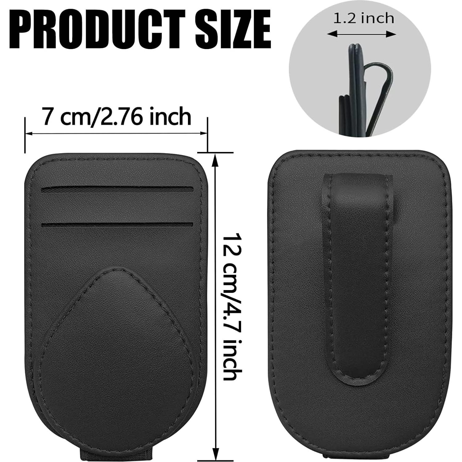 Soporte para Gafas y Tarjetero Magnético Herrontown Negro