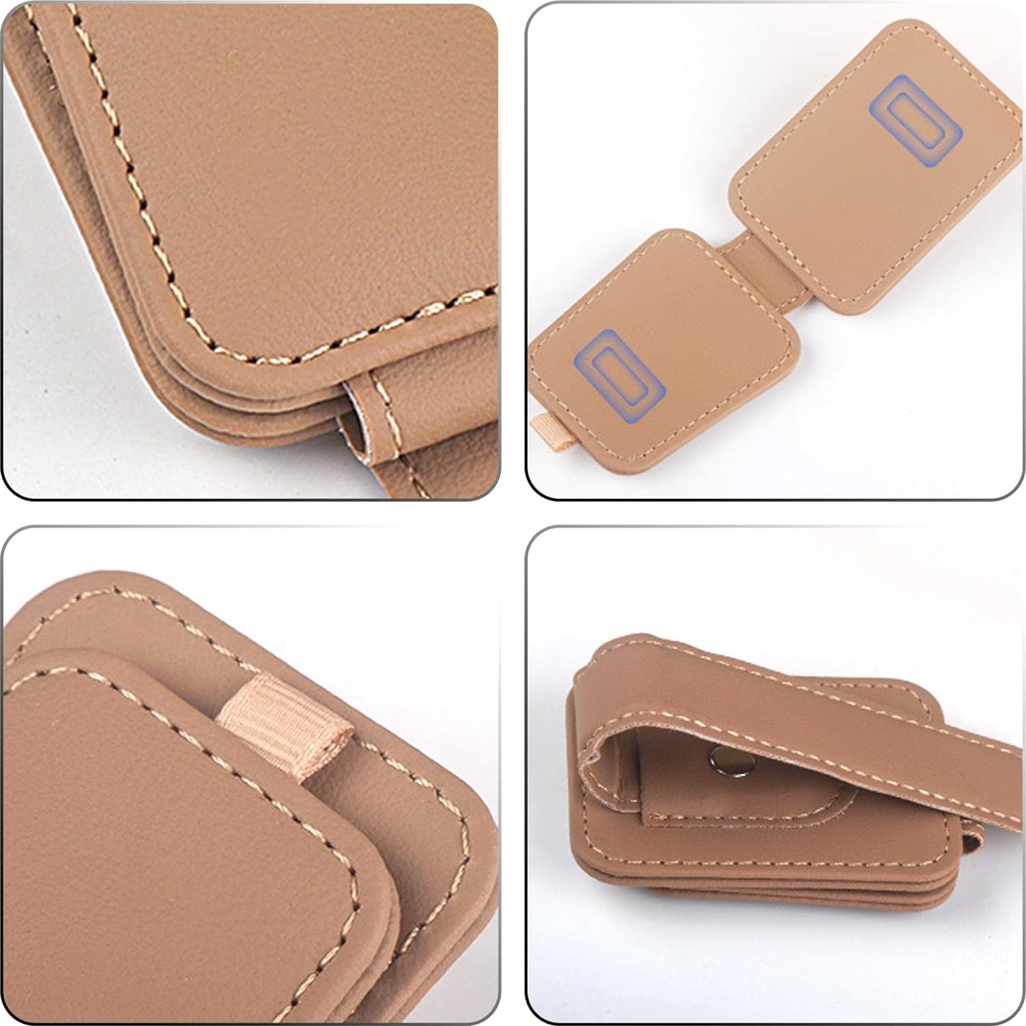 Soporte de Gafas de Sol para Coche Couslcd Negro 10x5 cm