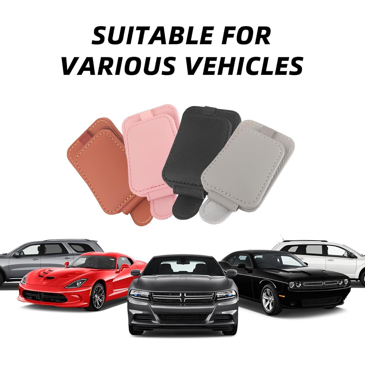 Soporte de Gafas de Sol para Coche Couslcd Negro 10x5 cm