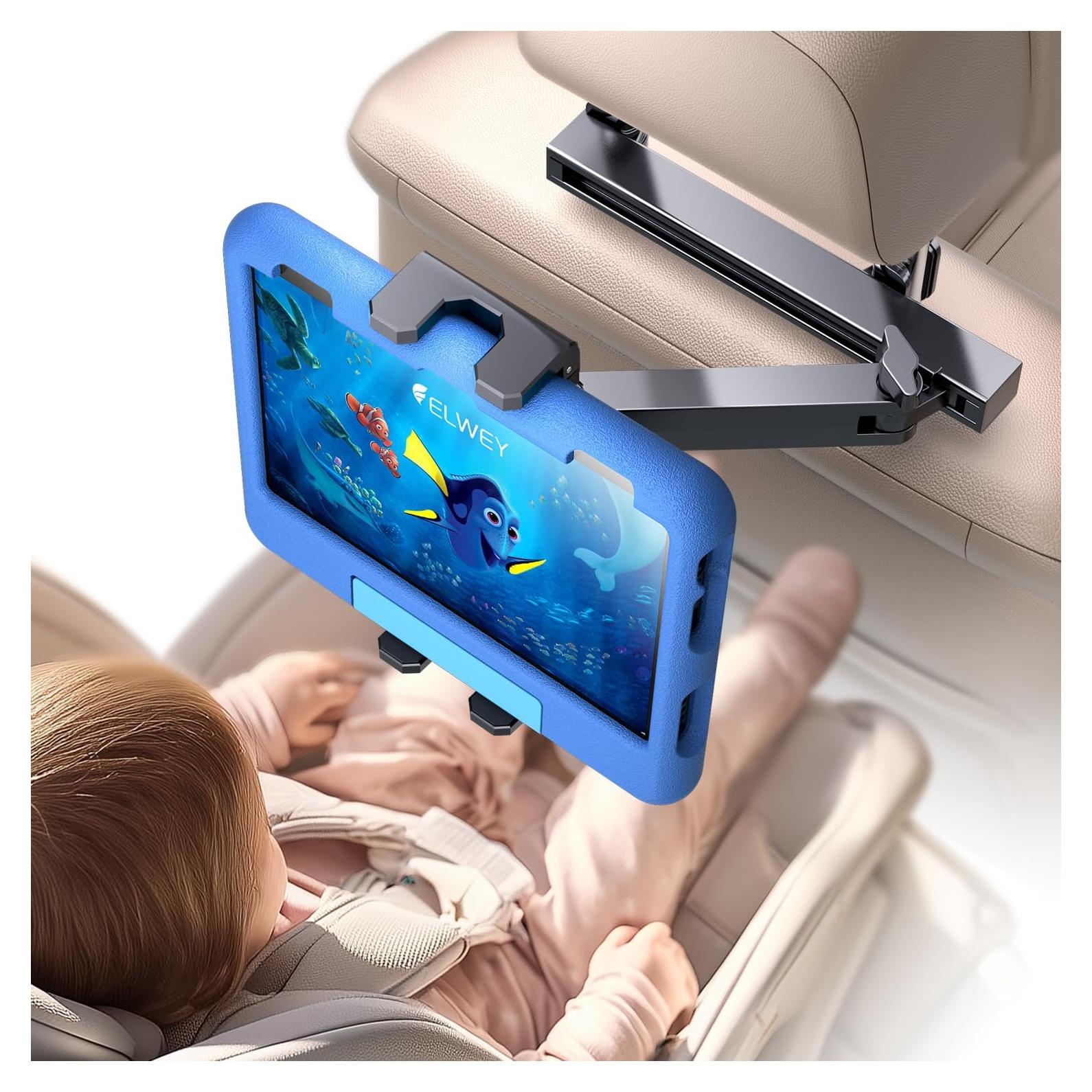 Soporte para Tablet ELWEY Ajustable para Reposacabezas Coche