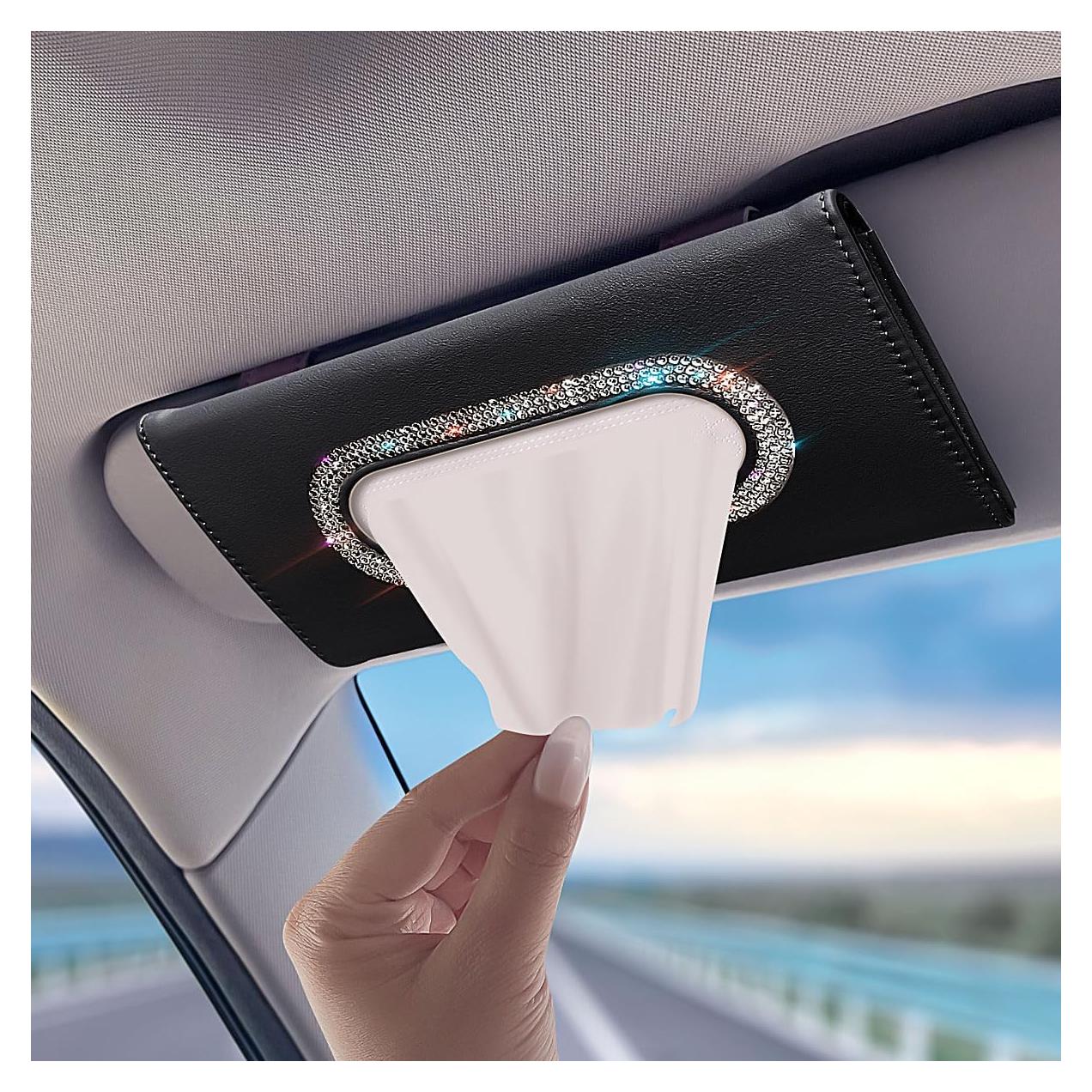 Soporte de Tejido para Visera de Coche Murimt Negro Brillante