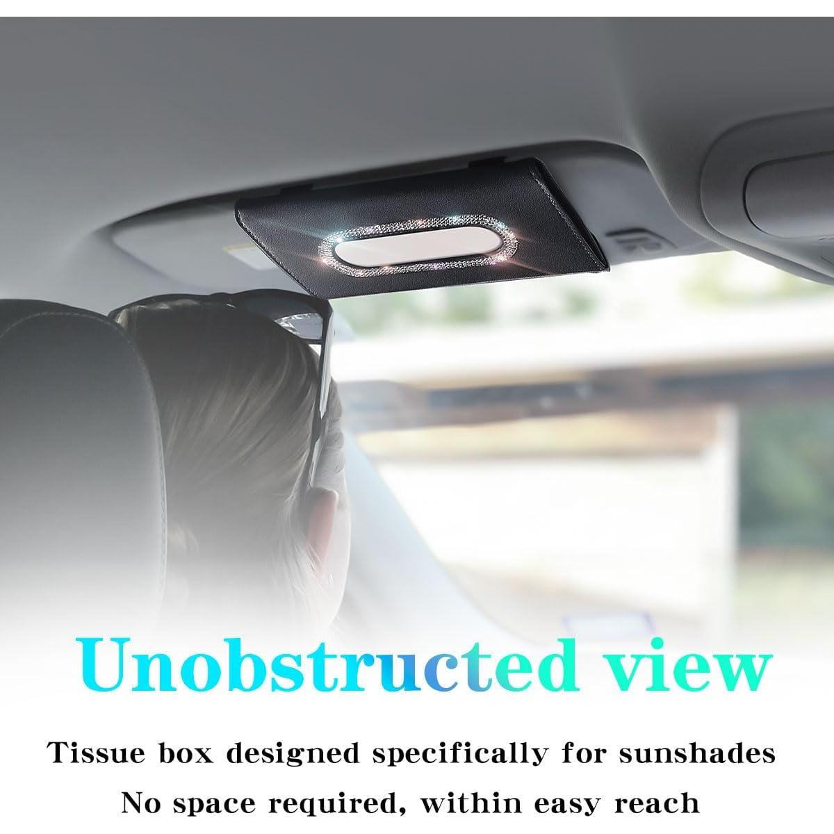 Soporte de Tejido para Visera de Coche Murimt Negro Brillante