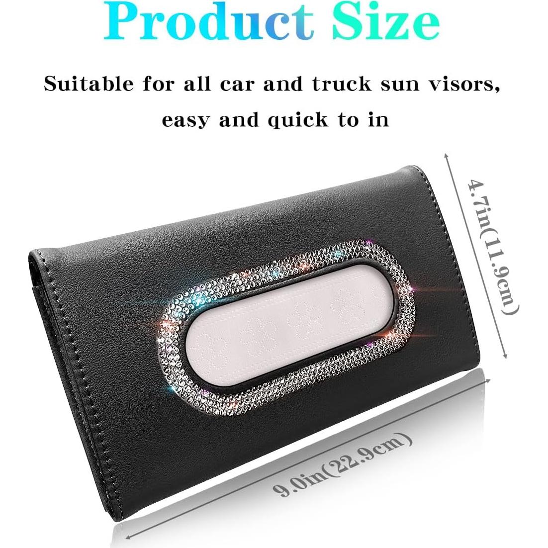 Soporte de Tejido para Visera de Coche Murimt Negro Brillante