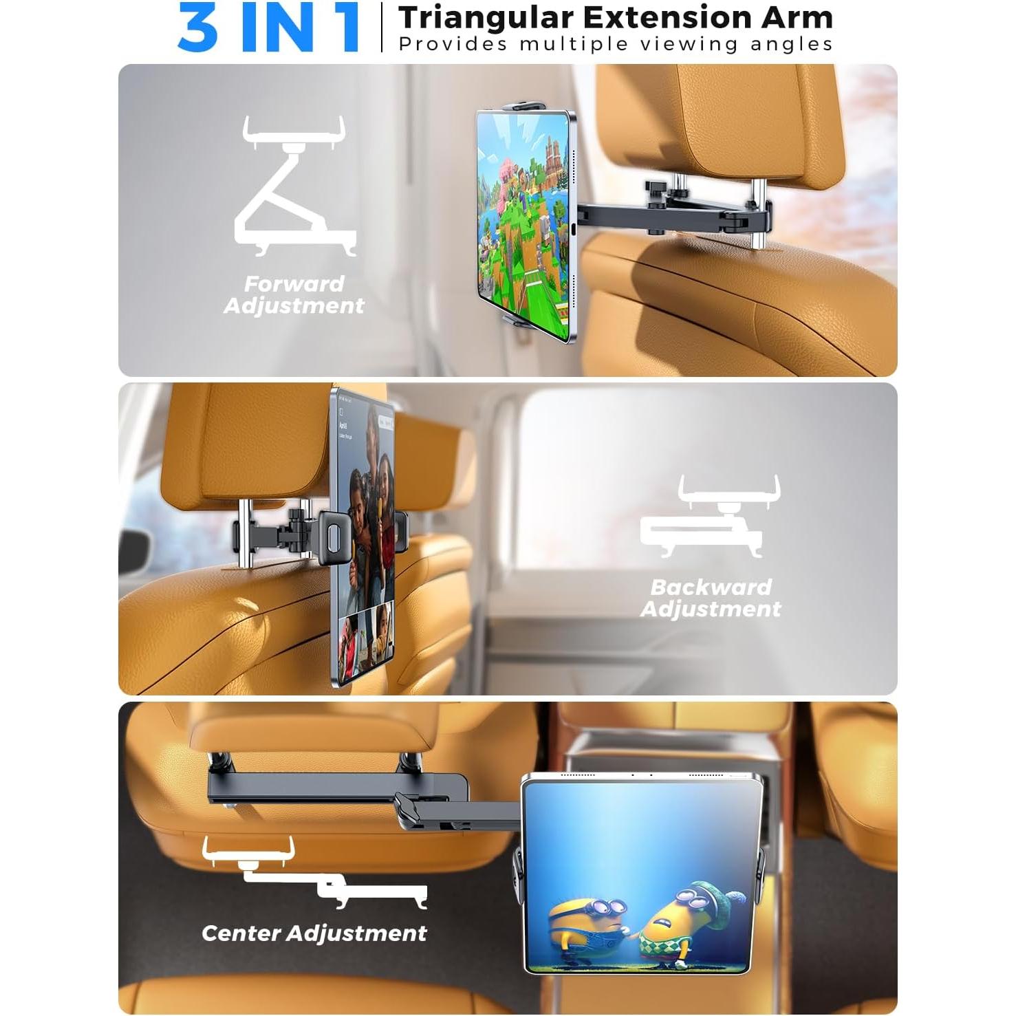 Soporte para Tablet eSamcore para Coche - Ajustable y Estable