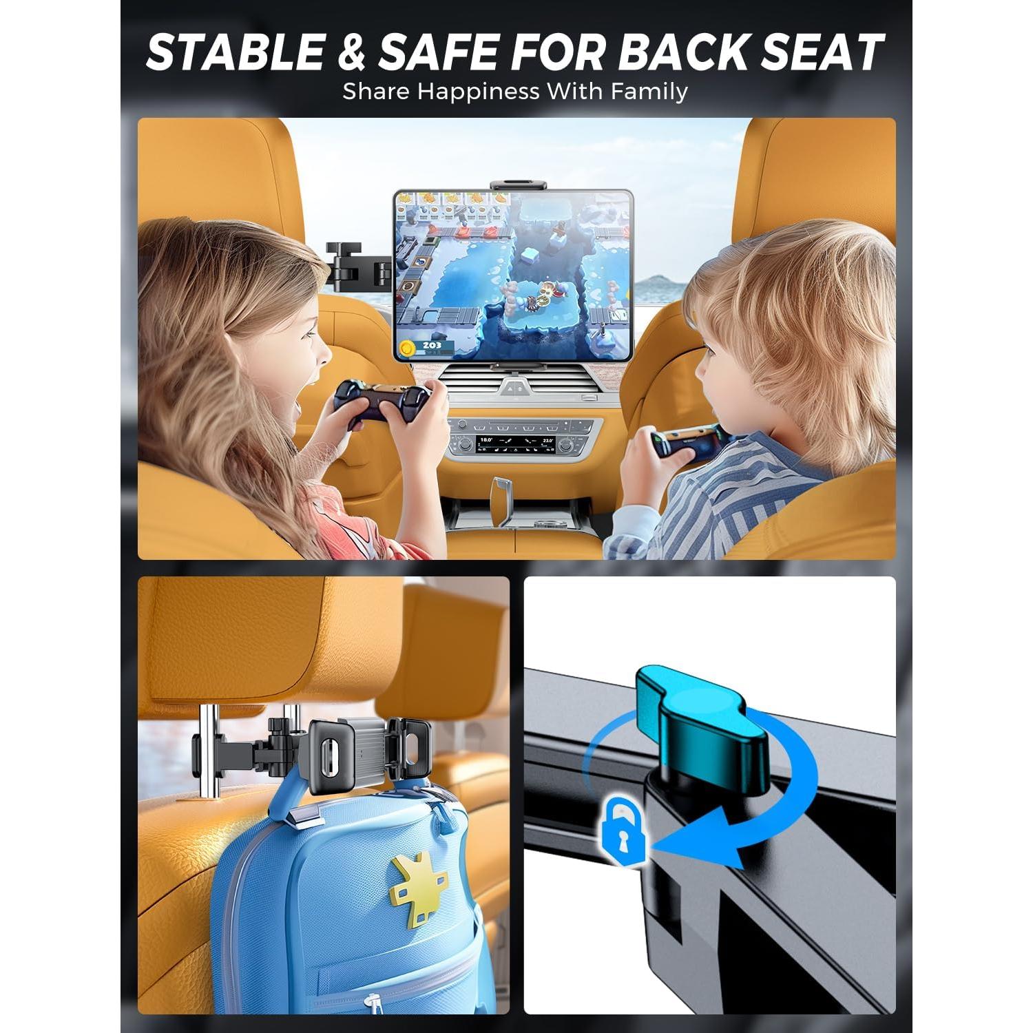 Soporte para Tablet eSamcore para Coche - Ajustable y Estable