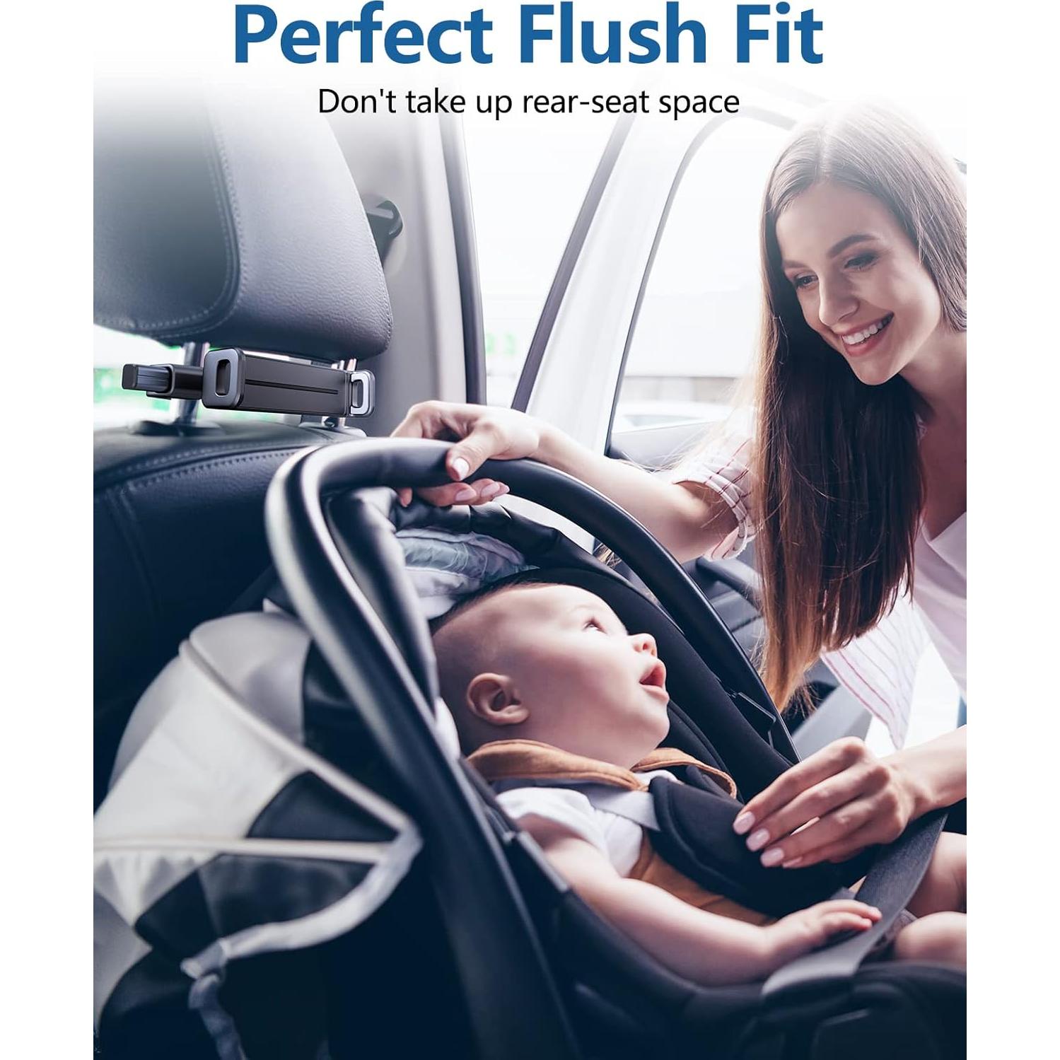 Soporte para reposacabezas de coche Uniwit para tabletas 4-14"