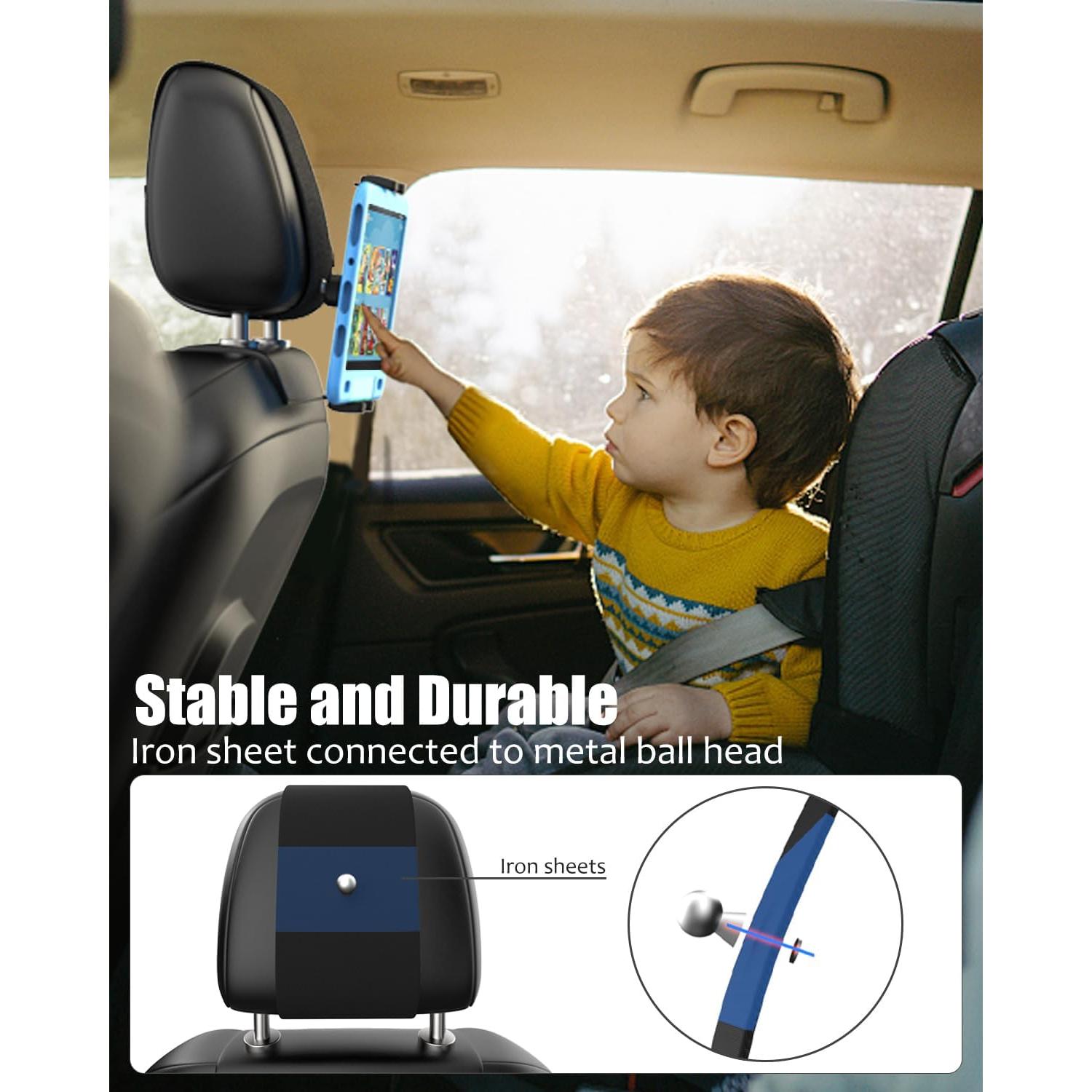 Soporte de Tableta para Reposacabezas de Coche Wukanleng 360°