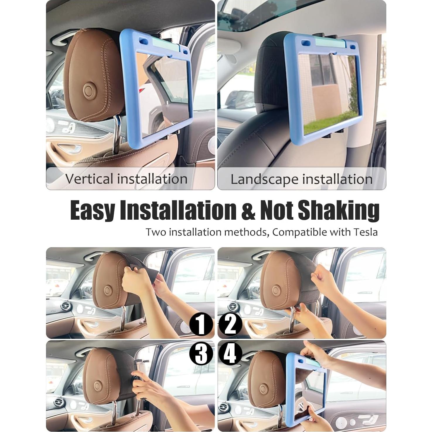 Soporte de Tableta para Reposacabezas de Coche Wukanleng 360°