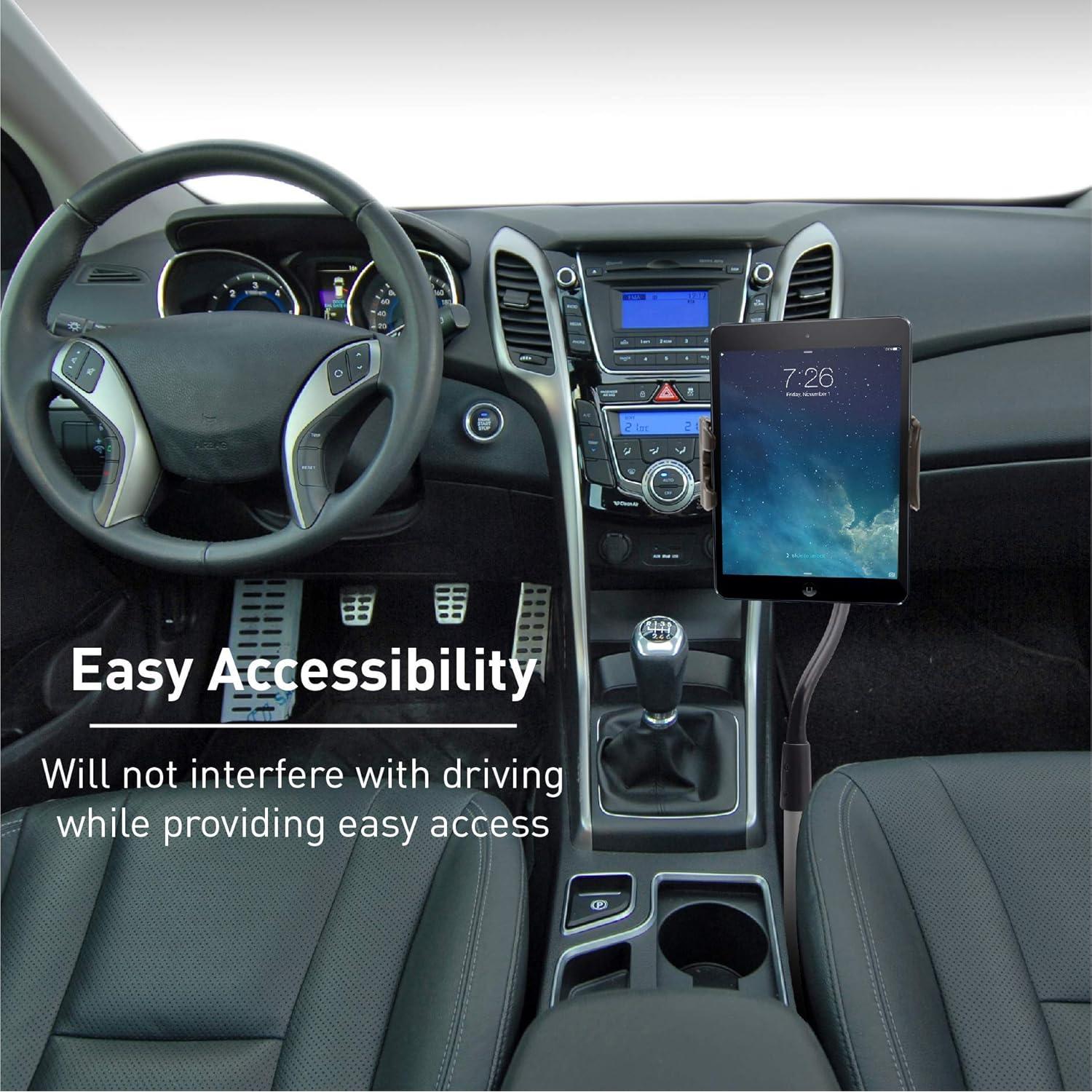 Soporte de Montaje para Tableta Macally CARFLOORMOUNT - Ajustable y Rotativo