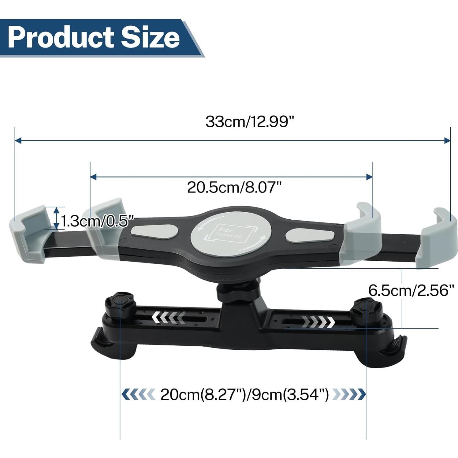 Soporte de Tableta para Reposacabezas de Coche XUKEY 7-11"