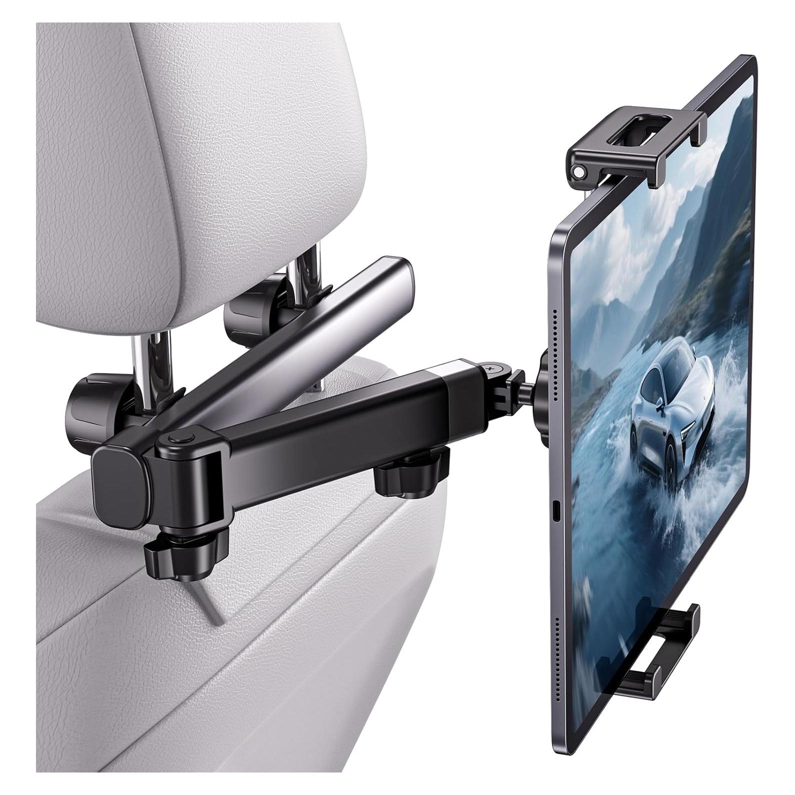 Soporte para reposacabezas de coche BONERUY H69 para tabletas y teléfonos 4.7-15.6"