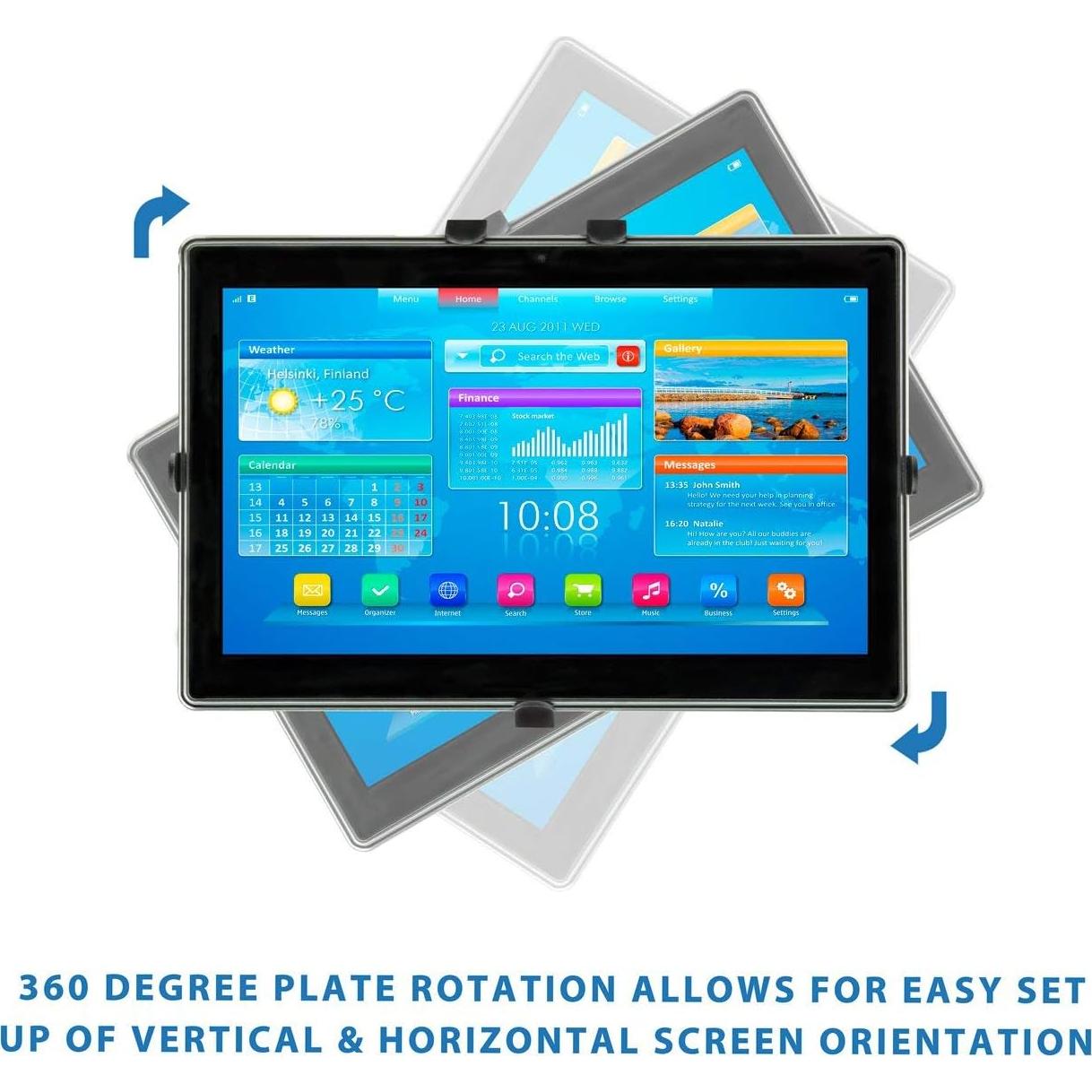 Soporte para Tablet en Portavasos MOUNT-IT MI-7321 - Fibra de Carbono