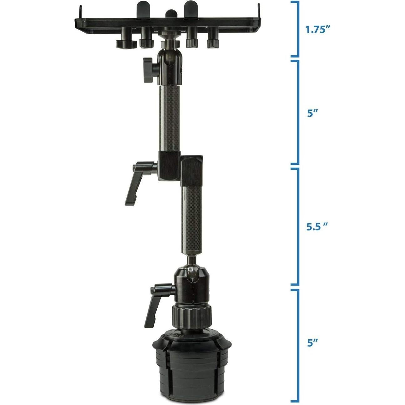 Soporte para Tablet en Portavasos MOUNT-IT MI-7321 - Fibra de Carbono