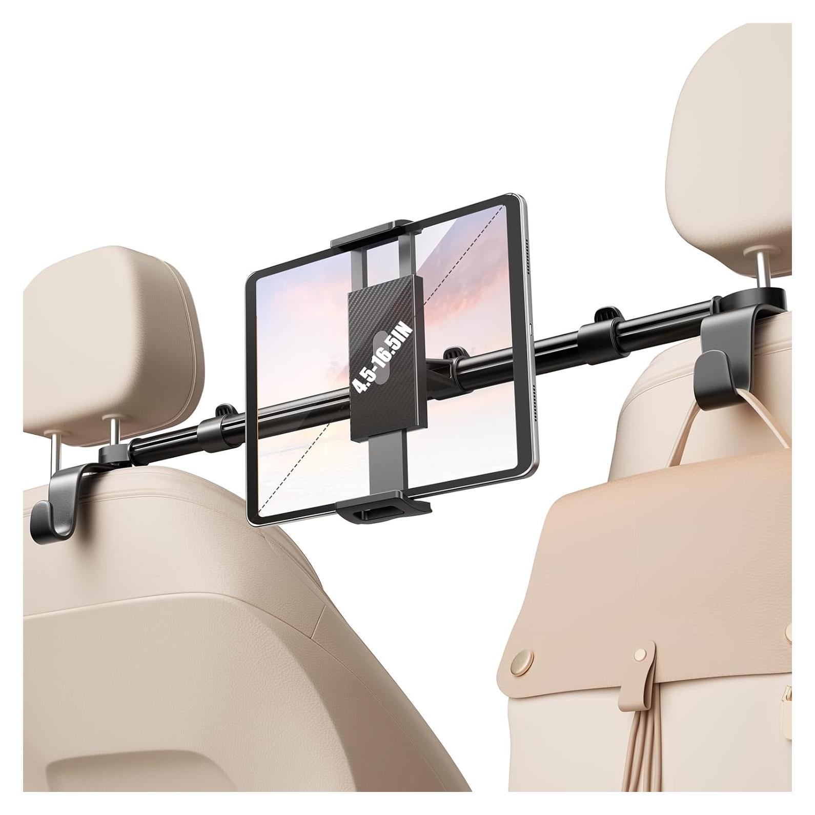 Soporte para Tableta en Reposacabezas Aaeiirey Ajustable 360°