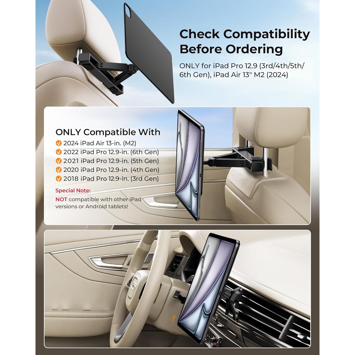 Soporte Magnético para iPad Pro 12.9 y Air 13 KU XIU