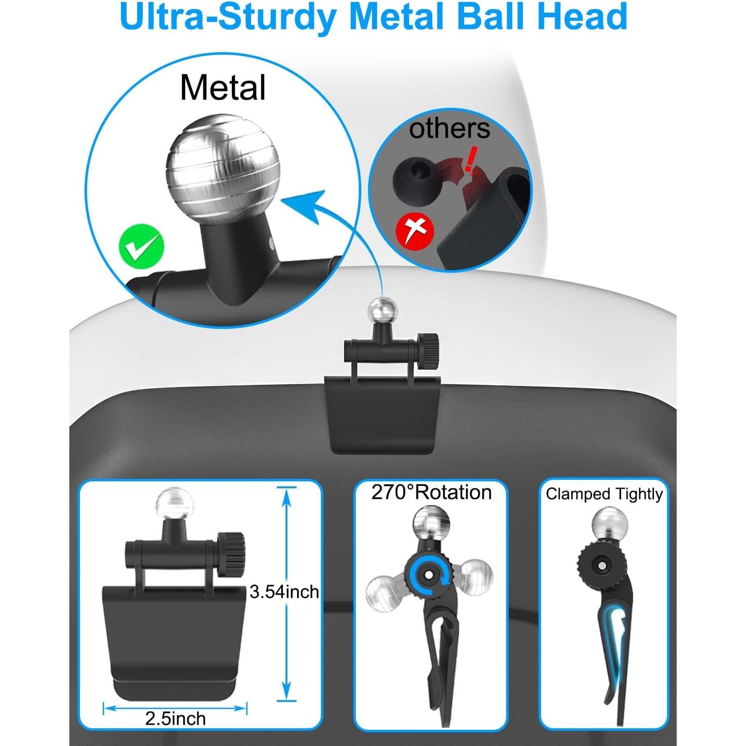 Soporte para Tableta Tesla Model 3/Y - Universal 4-12.9"
