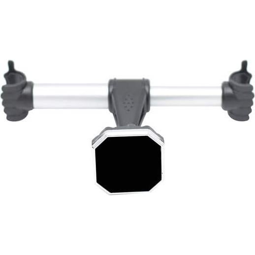 Soporte de Reposacabezas para Automóvil JAGTRADE Ajustable Plateado