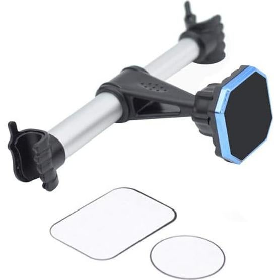 Soporte de Reposacabezas para Automóvil JAGTRADE Ajustable Plateado