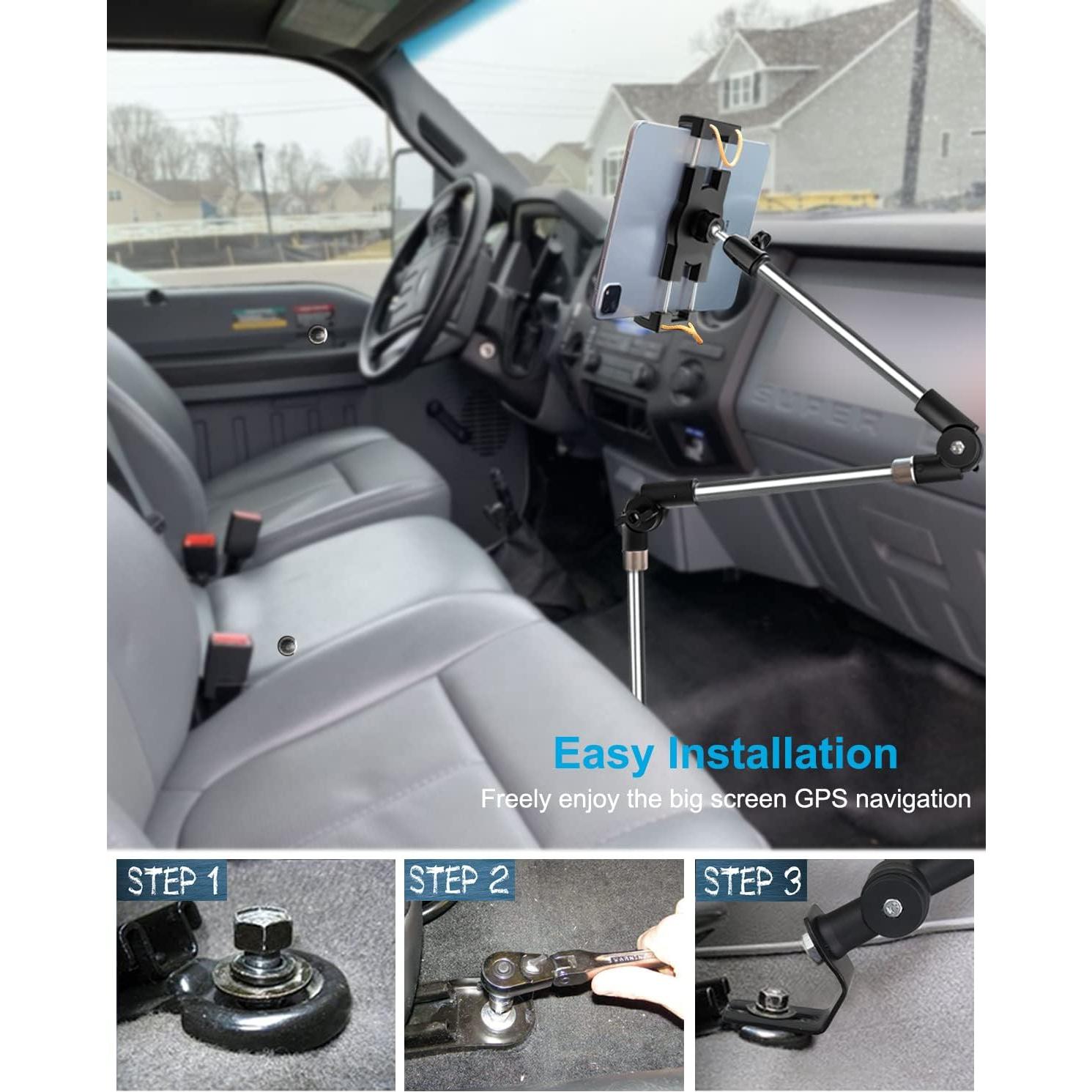 Soporte de Tablet para Coche Woleyi 9.5-14.5" Ajustable