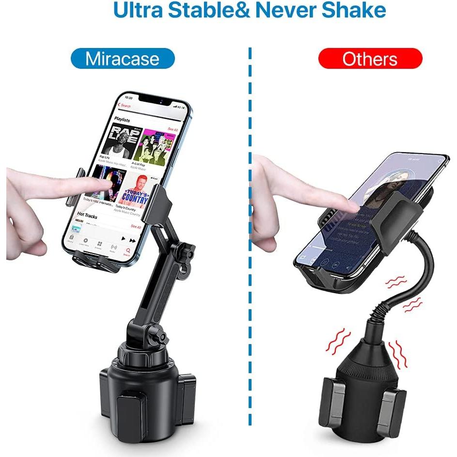 Soporte para Teléfono en Taza Miracase Rojo Ajustable 4-7"