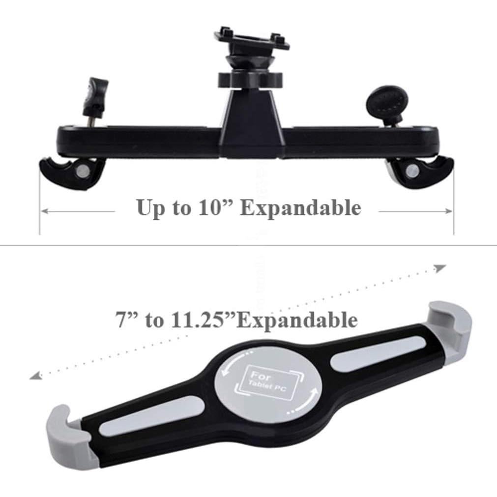 Soporte de reposacabezas para tabletas Selna - Ajustable 360°