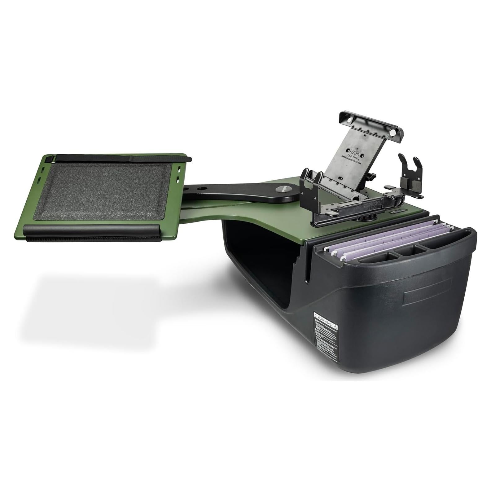 Escritorio Vehicular AutoExec AE-RDBS-PS-TAB-AG Verde Militar