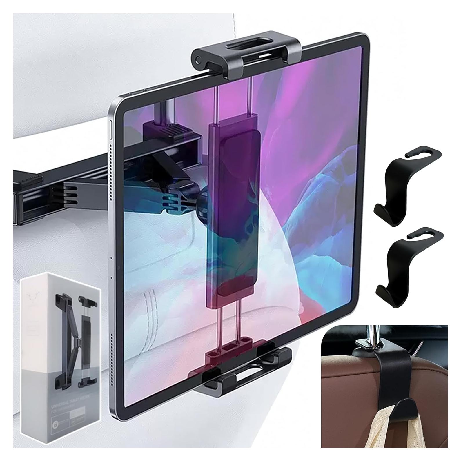 Soporte de Tableta para Reposacabezas de Coche YTDSUP Negro