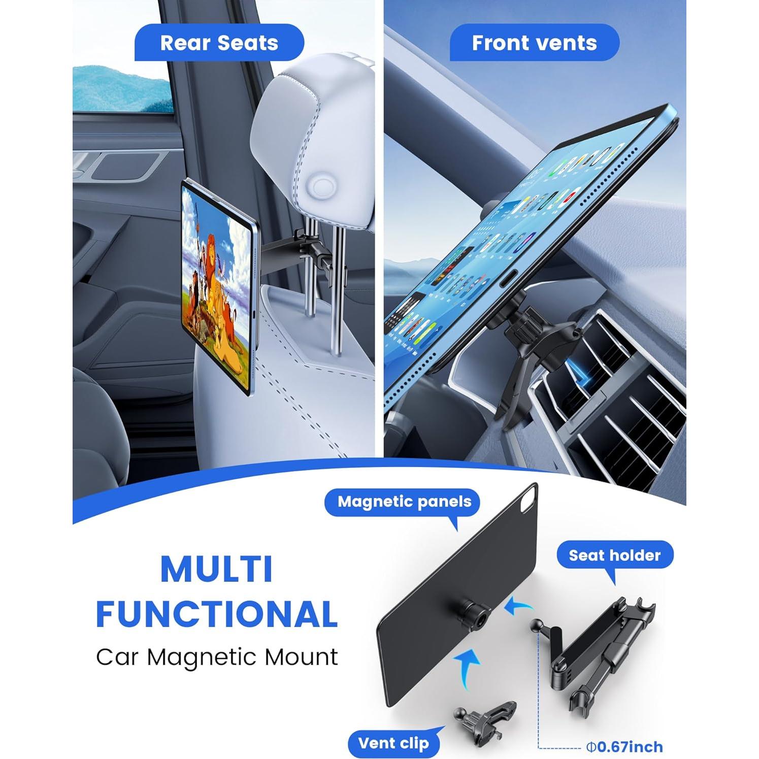 Soporte Magnético para Tableta KU XIU para iPad Pro 12.9 y Air 13