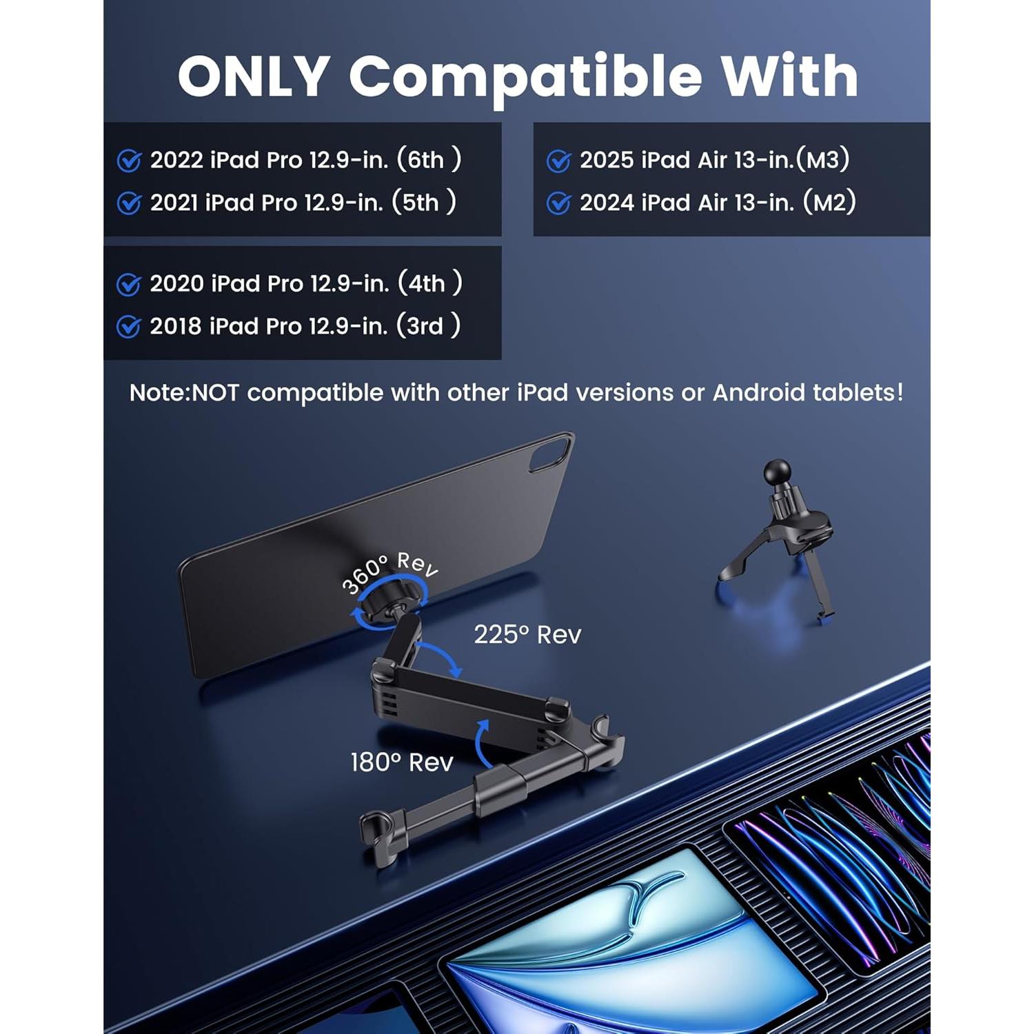 Soporte Magnético para Tableta KU XIU para iPad Pro 12.9 y Air 13