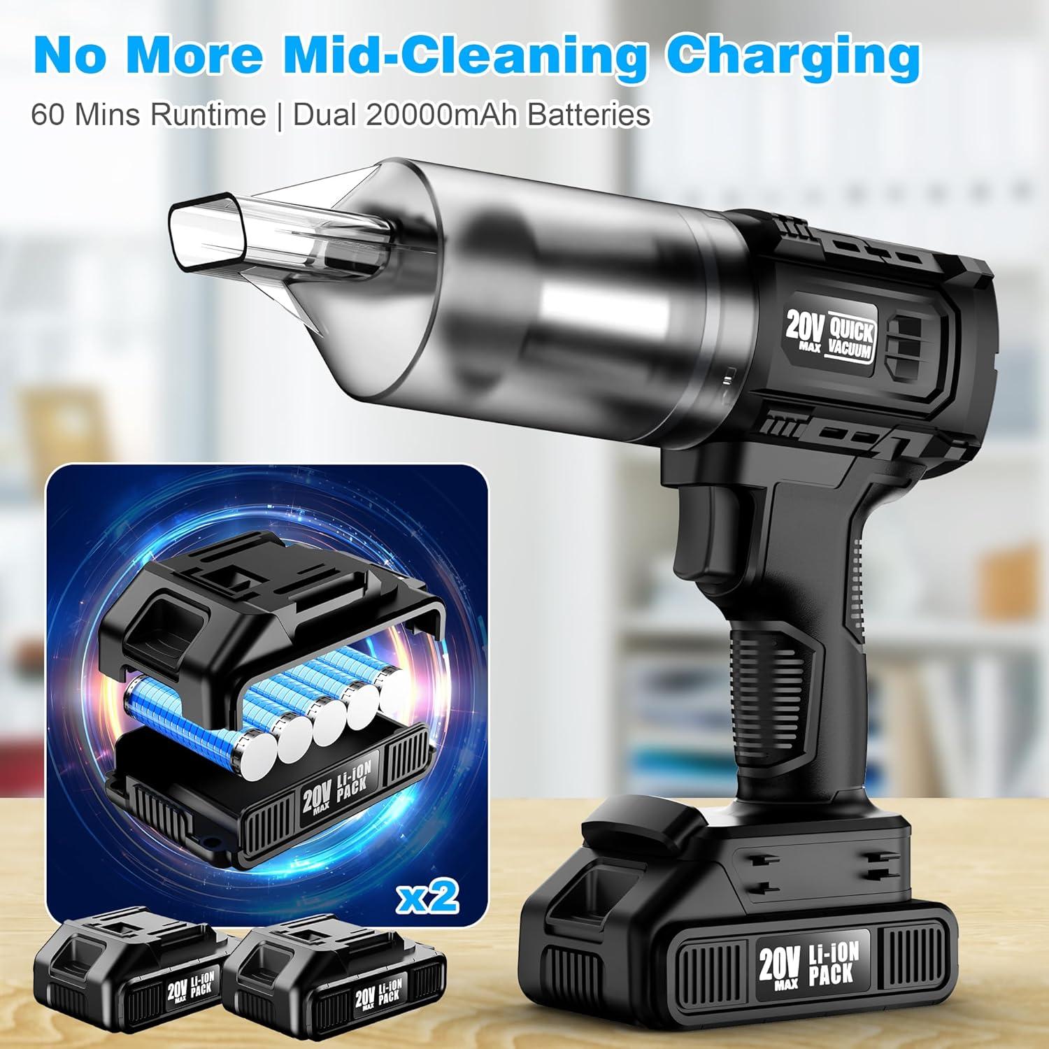 Aspiradora de Mano Inalámbrica ONAVOT SV18 35000Pa HEPA 0.8kg