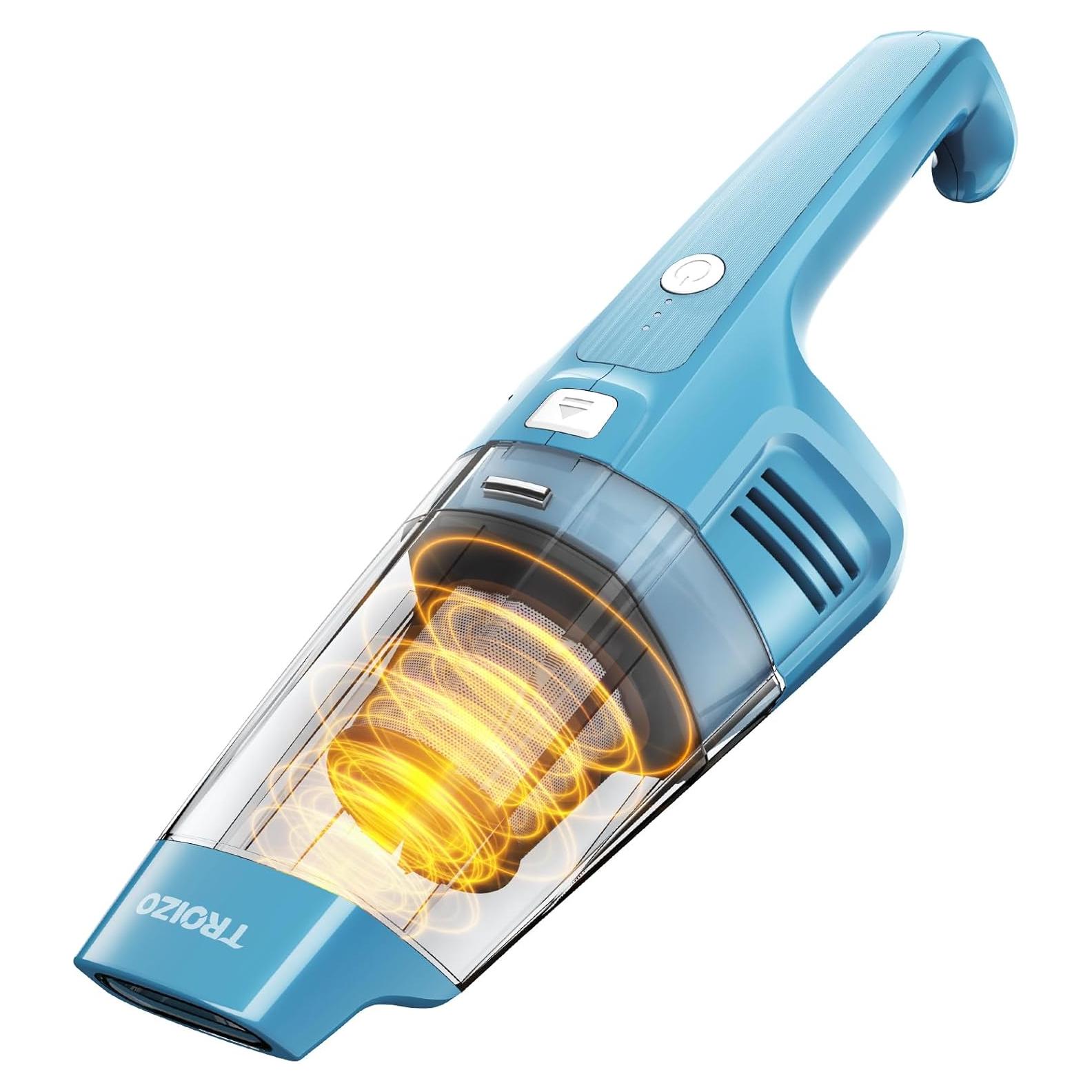 Aspiradora de Mano Inalámbrica TROIZO VC005 14500PA Azul