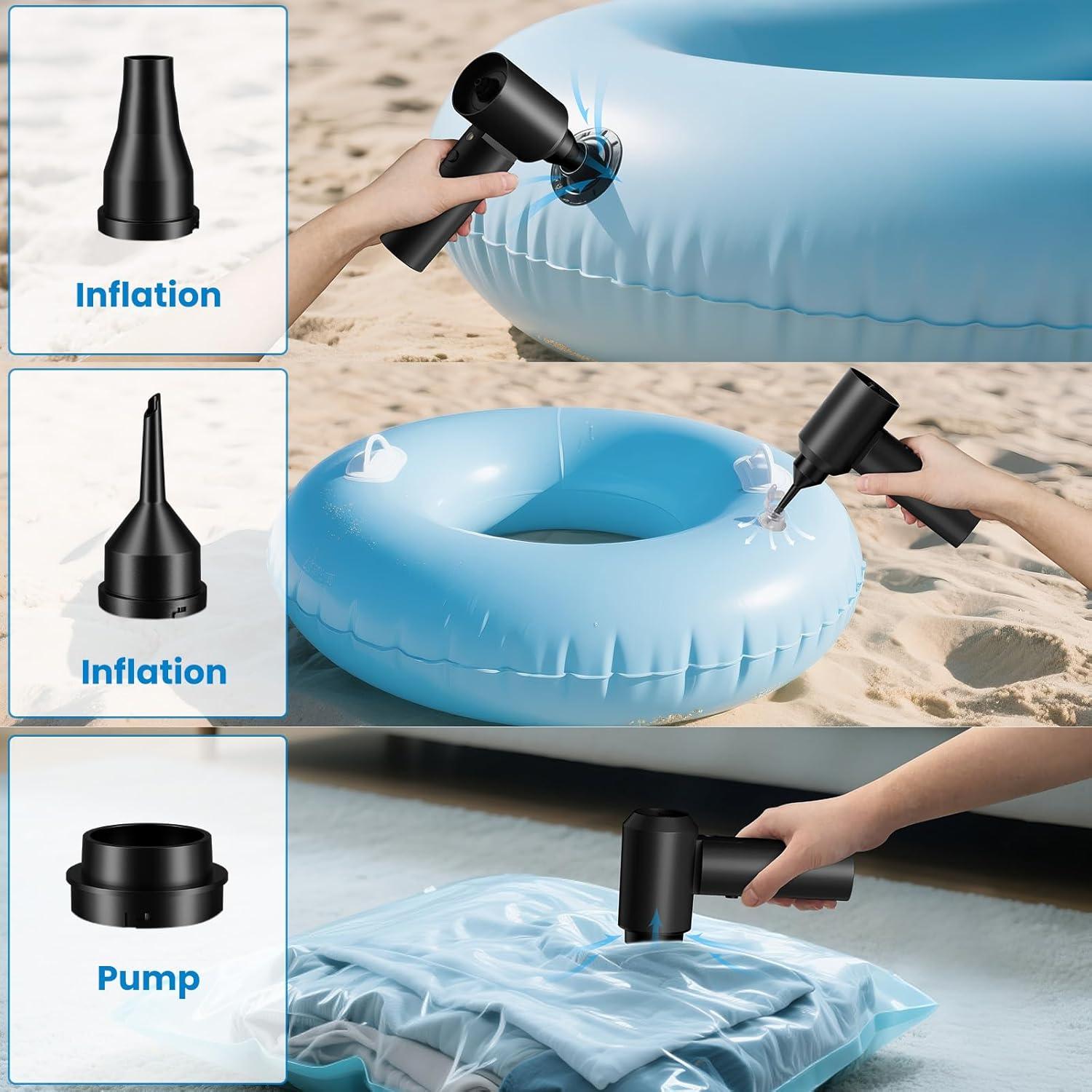 Aspiradora de Coche Inalámbrica HOMIGIFTY S1 16000Pa 4 en 1