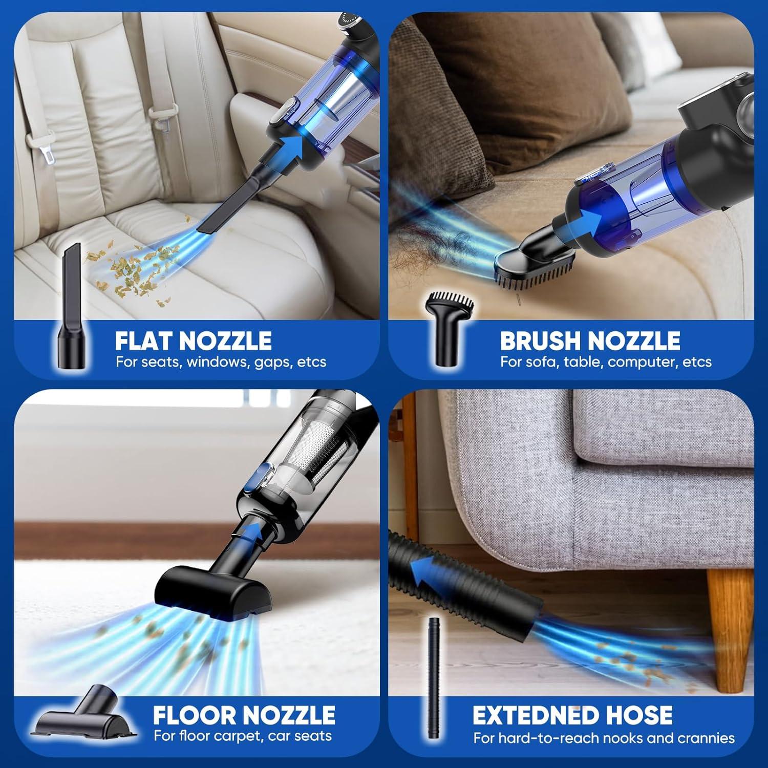 Aspiradora de Coche Inalámbrica Chufa CUAQP011004 130W 18000Pa