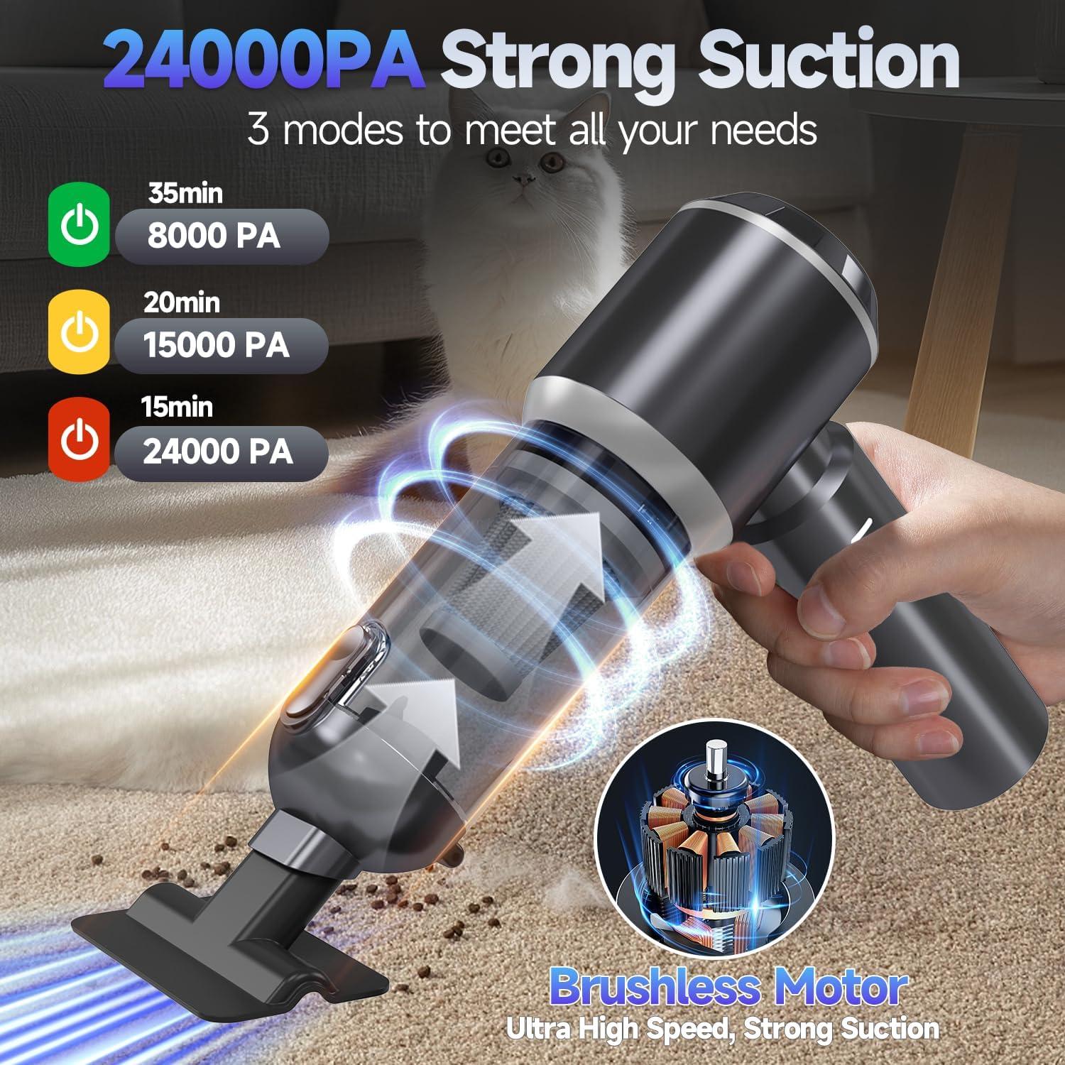 Aspiradora de Coche Portátil Ytnewin HL-127 Plus 24000PA