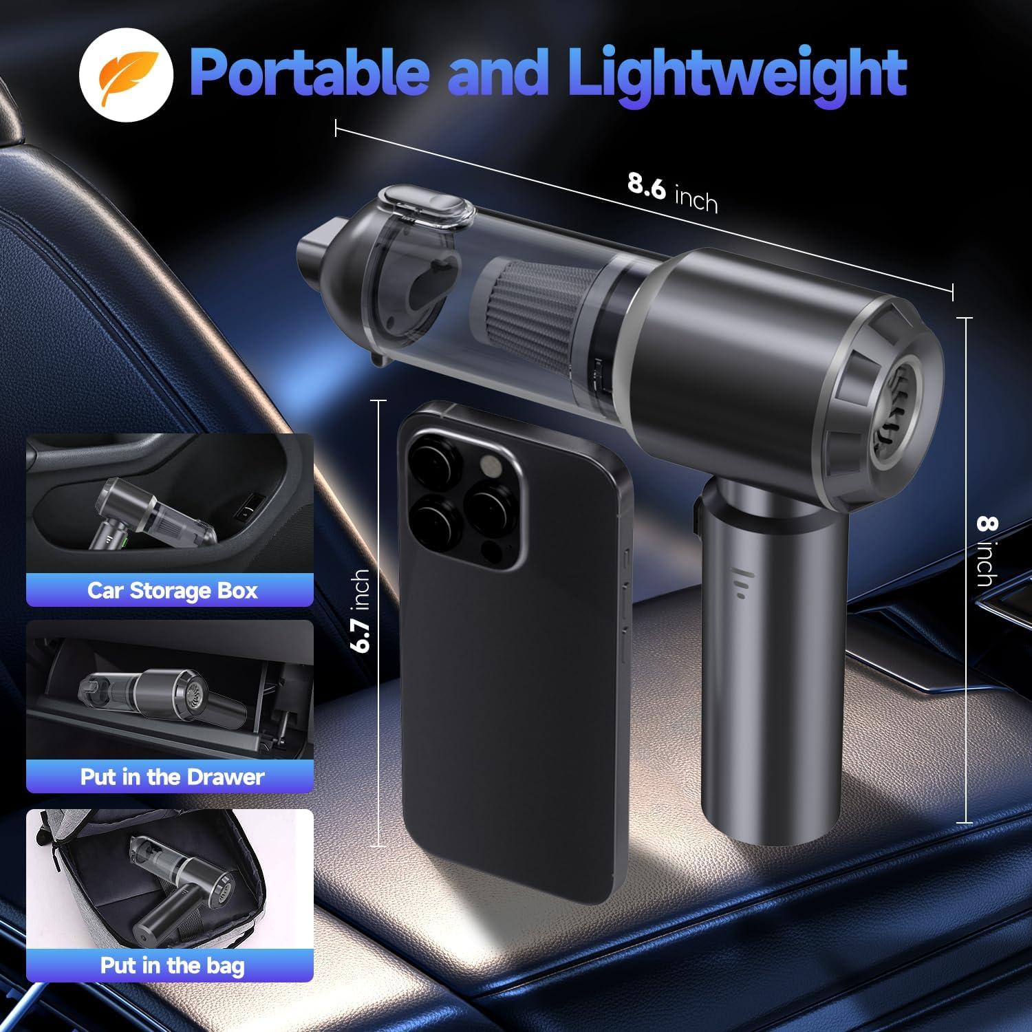 Aspiradora de Coche Portátil Ytnewin HL-127 Plus 24000PA