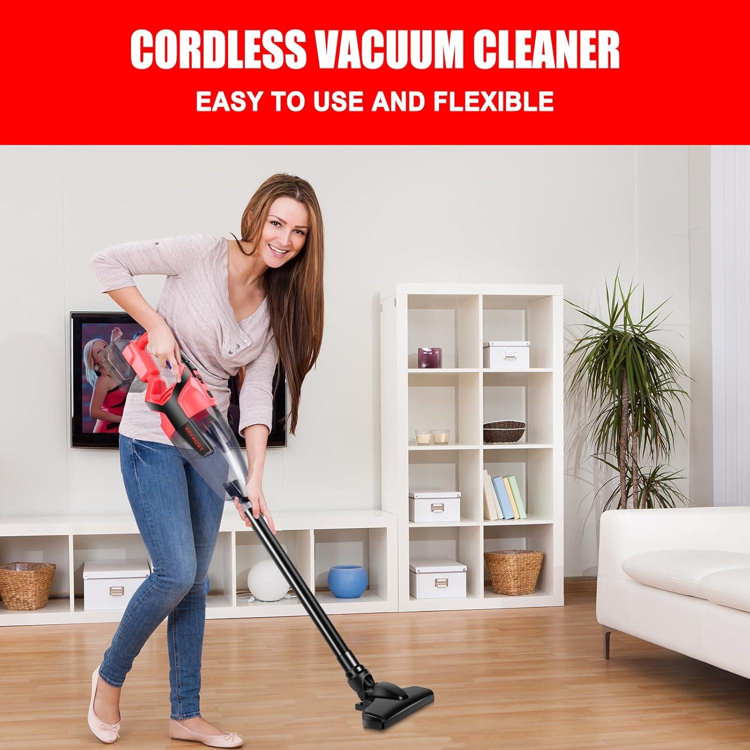 Aspiradora Inalámbrica TRONYAN VC-MW20 120W 18V para Hogar y Coche