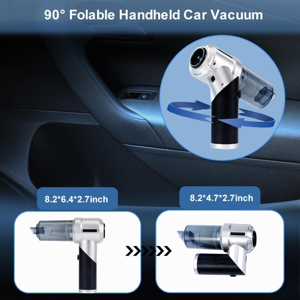 Aspiradora de Coche Plegable Carsories 18000PA Inalámbrica