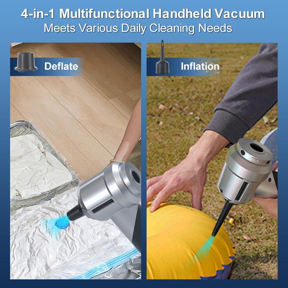 Aspiradora de Coche Plegable Carsories 18000PA Inalámbrica