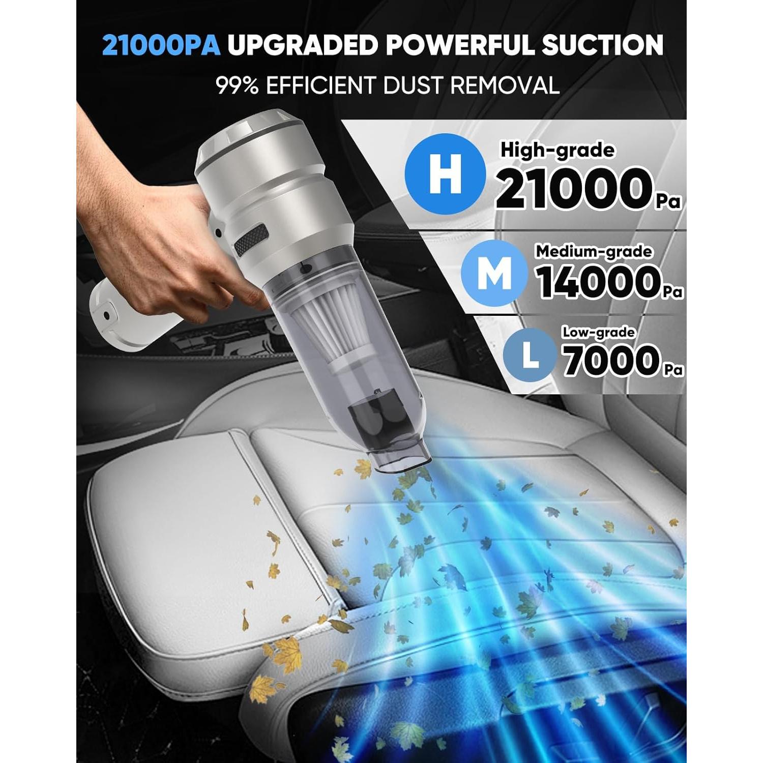 Aspiradora de Mano Inalámbrica Chufa CUAQP011003 21000Pa