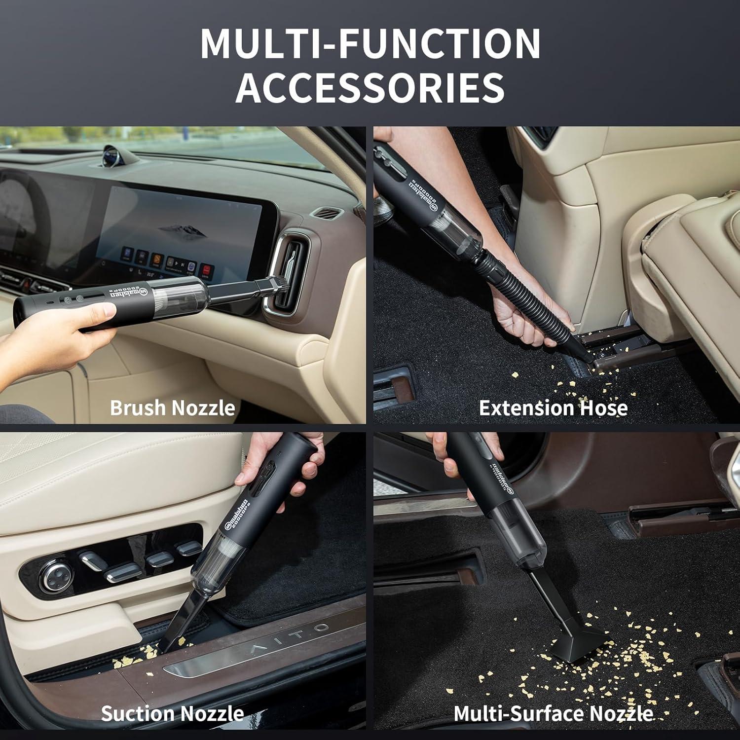 Aspiradora de Mano Inalámbrica Maishen M3 Ultra Black 20000Pa